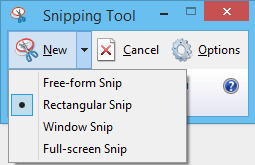 Chụp ảnh màn hình bằng Snipping Tool trên Windows