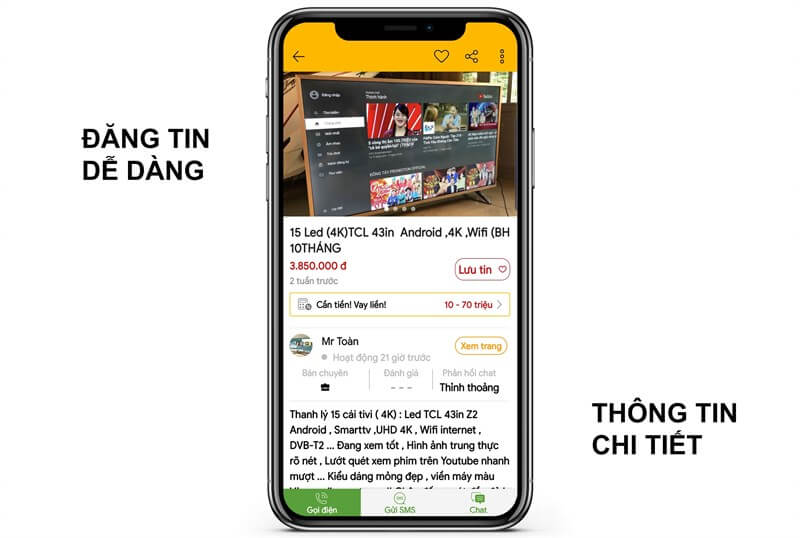 Chợ Tốt - Chuyên mua bán online: Ứng dụng mua bán rao vặt hàng đầu Việt Nam