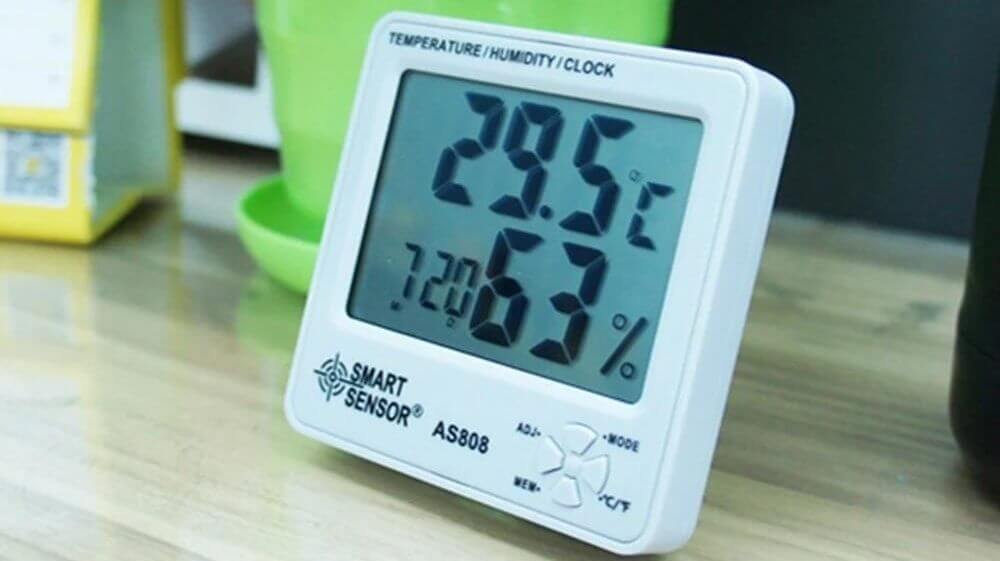 Nhiệt ẩm kế dùng đo nhiệt độ lẫn độ ẩm 