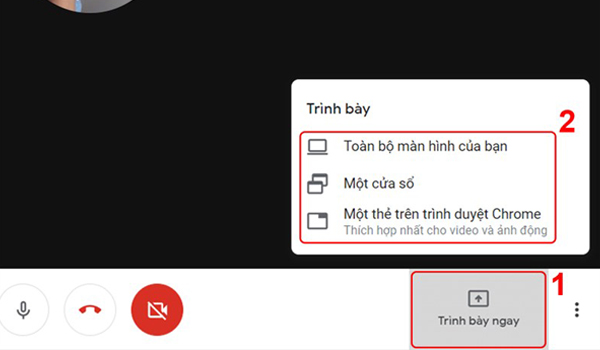Google Meet Là Gì? Cách Cài Đặt, Sử Dụng Trên Điện Thoại, Máy Tính Đơn Giản 23 Chia sẻ màn hình dễ dàng với Google Meet trên máy tính