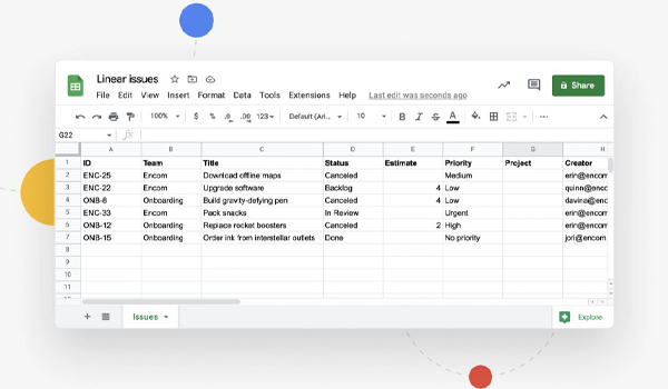 Tạo - Nhập dữ liệu dễ dàng với Google Sheet