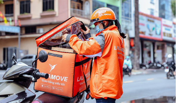 Tài xế giao hàng của Lalamove