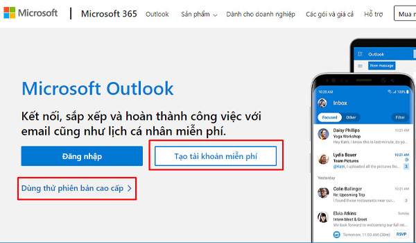 Outlook Là Gì? Hướng Dẫn Cách Cài Đặt Và Sử Dụng Outlook Chi Tiết Từ A - Z 21 Đăng ký tài khoản Outlook rất đơn giản