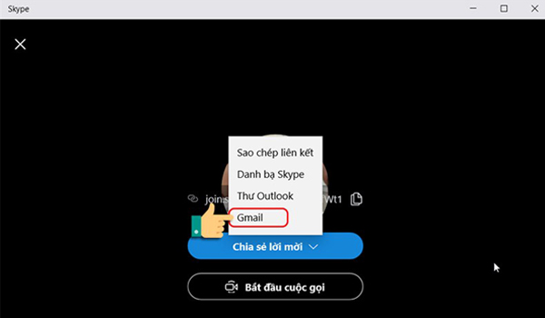 Tạo cuộc họp trên máy tính