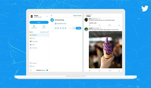 Giao diện trang chủ Twitter
