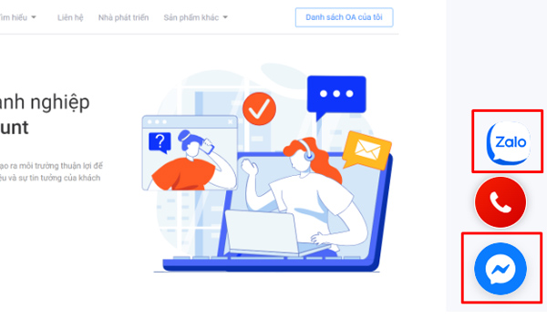 Lý Do Tại Sao Nên Tích Hợp Tính Năng Nhắn Tin Zalo, Facebook Trên Website? 12 Tích hợp tính năng nhắn tin Zalo, Facebook trên website
