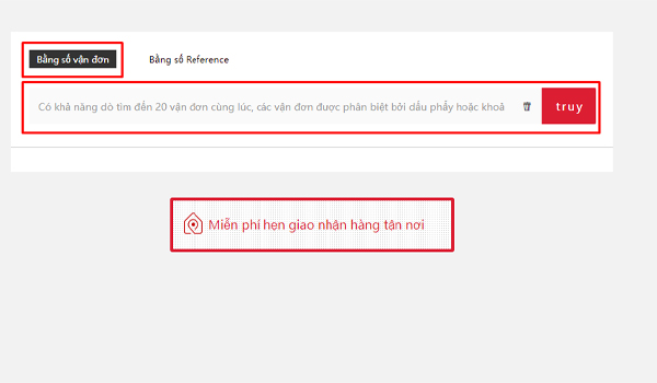 Tra cứu mã đơn hàng Standard Express trên website
