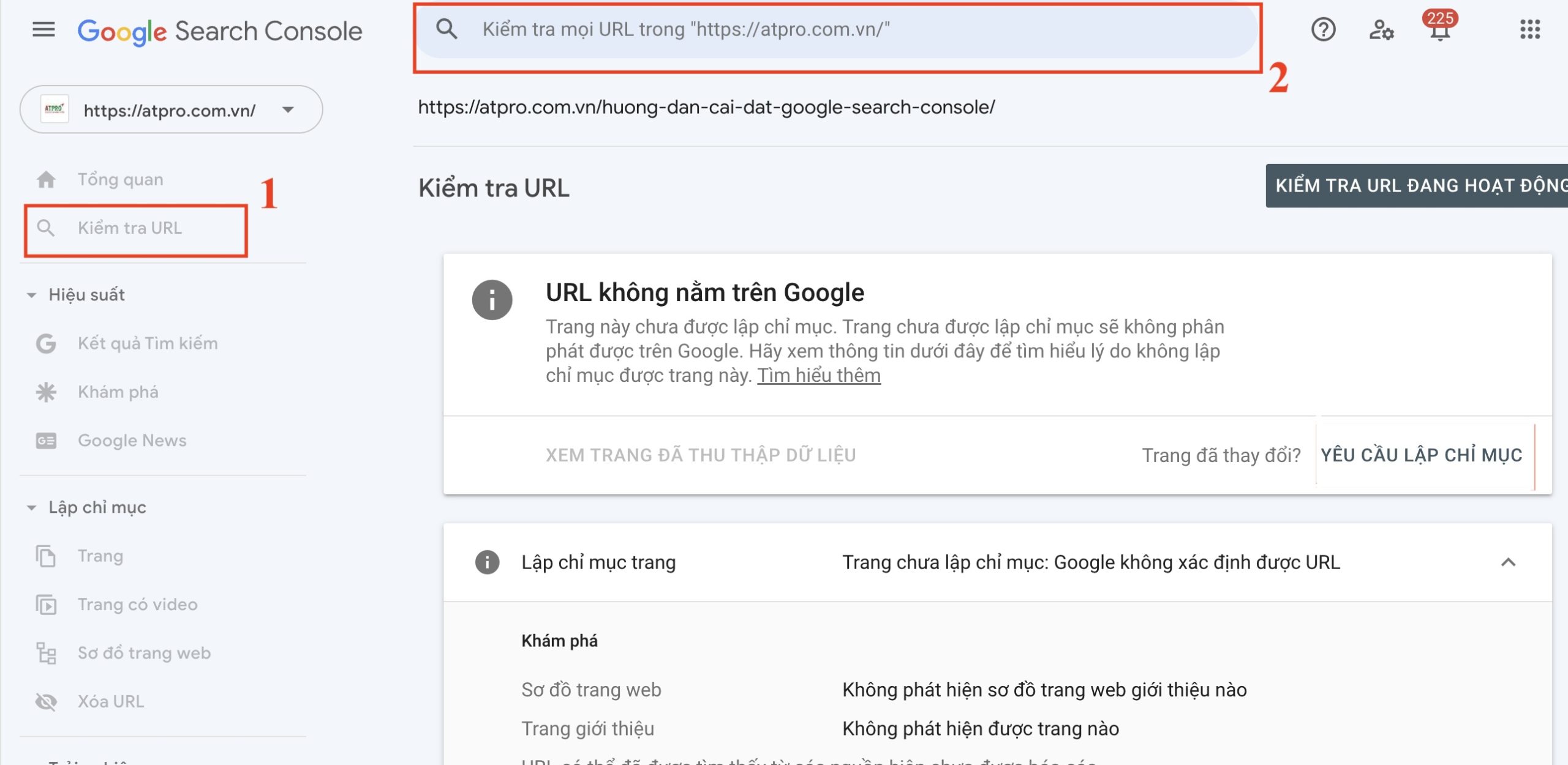 Hướng dẫn cài đặt Google Search Console