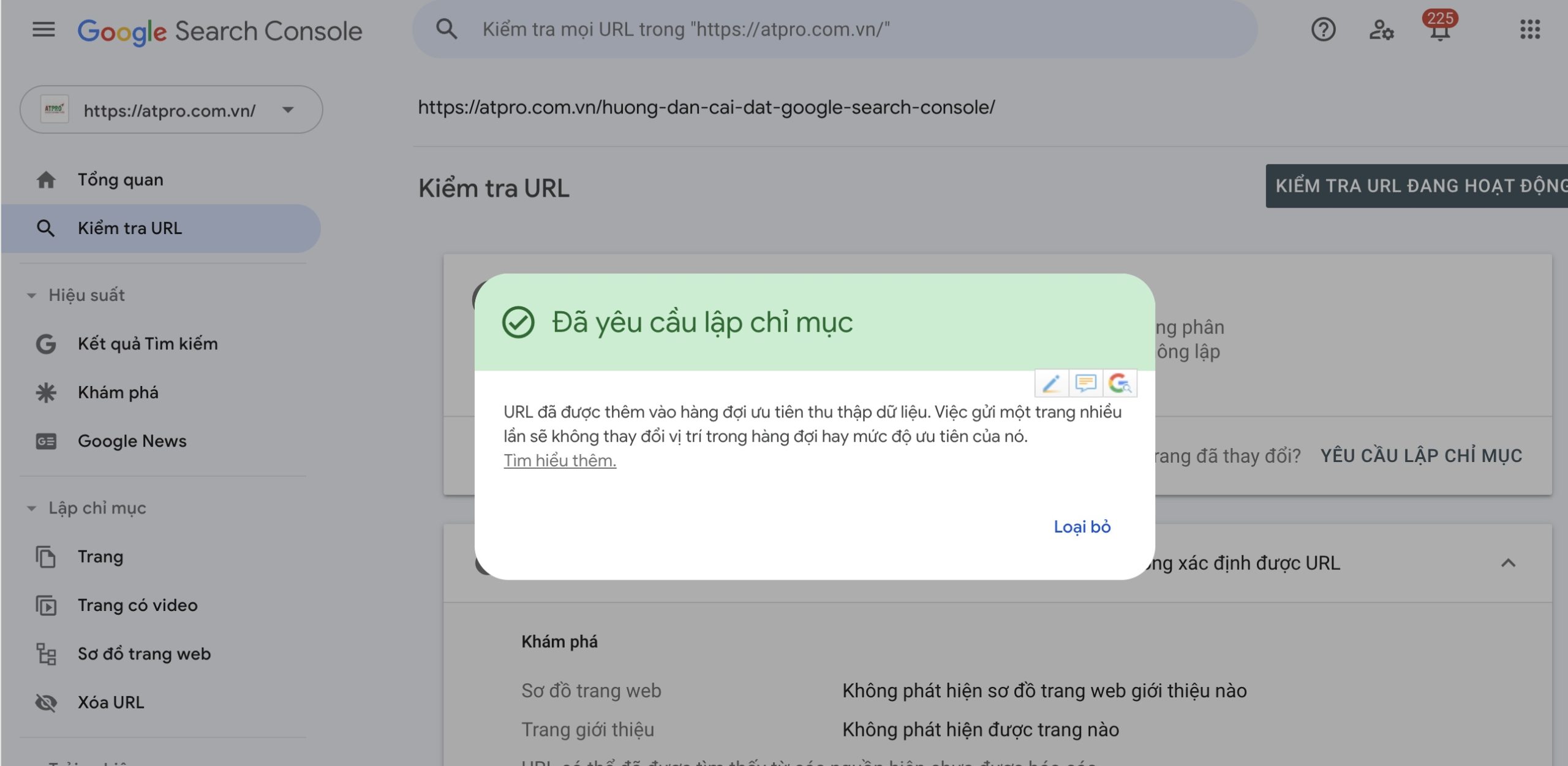 Hướng dẫn cài đặt Google Search Console