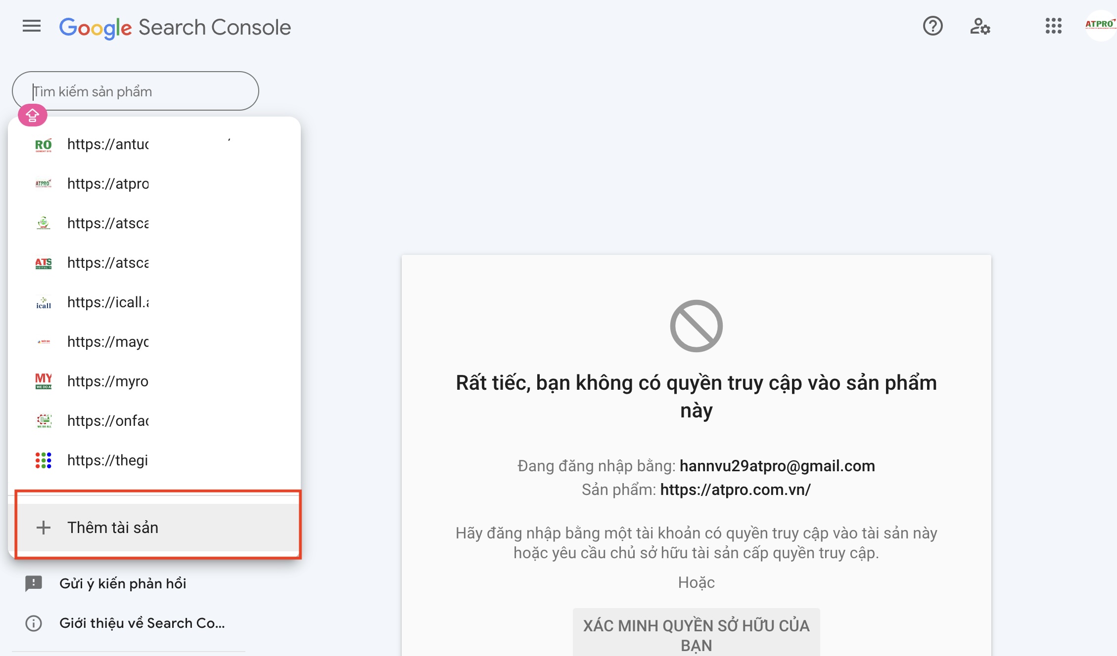 Hướng dẫn cài đặt Google Search Console