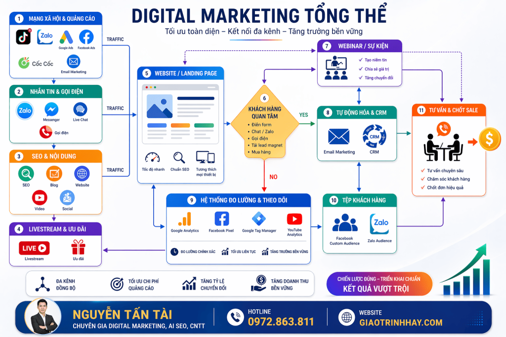 NGUYỄN TẤN TÀI CHUYÊN GIA DIGITAL MARKETING, AI SEO, CNTT - HOTLINE 0972.863.811 - WEBSITE GIAOTRINHHAY.COM